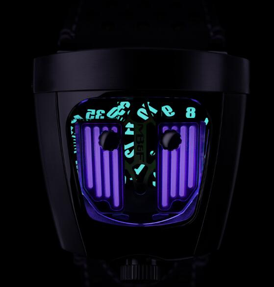 MB&F HMX BLACK BADGER PURPLE REIGN 57.STPL.B Replica Watch